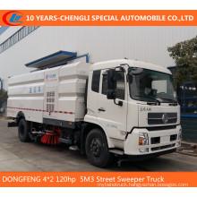Dongfeng 4*2 120HP 5m3 Street Sweeper Truck